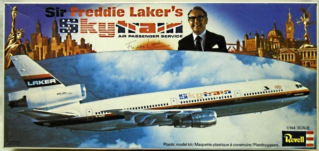 Revell 1/144 Sir Freddie Laker's DC-10 Skytrain, H271 plastic model kit